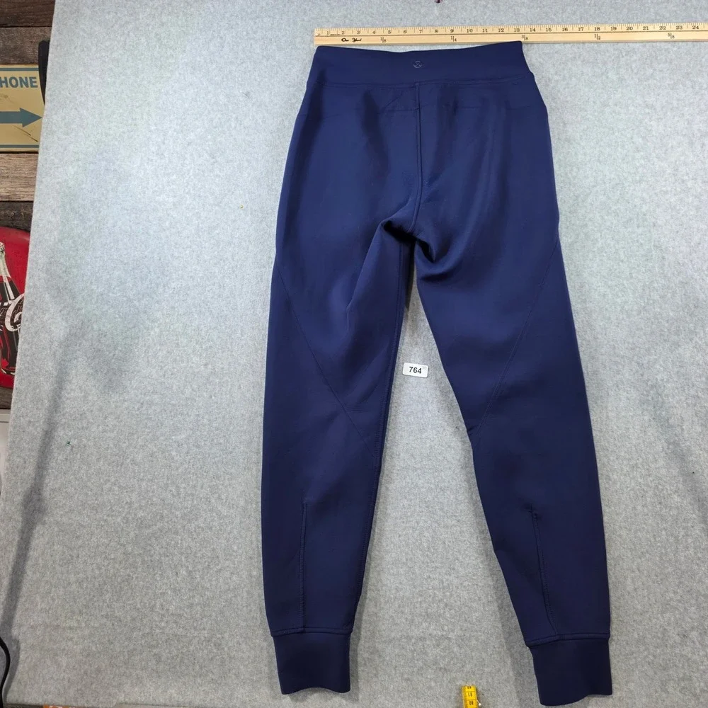 Lululemon Scuba High-Rise Jogger Navy Blue‎ Fleece Sweatpants Womens Size 4